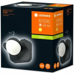 Luminaires Ledvance Applique murale d'extérieur LEDVANCE ENDURA Noir, 1 lumière