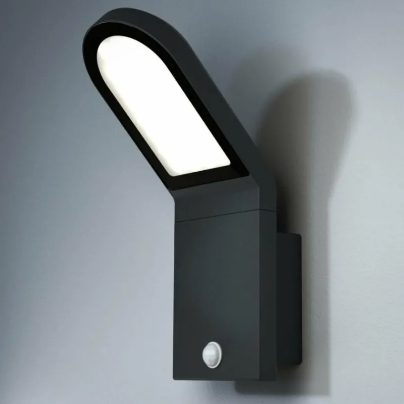 Luminaires Ledvance Applique murale d'extérieur LEDVANCE ENDURA Noir, 1 lumière, Détecteur de mouvement