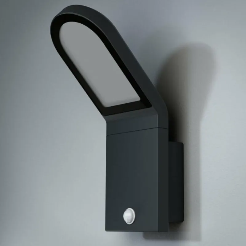 Luminaires Ledvance Applique murale d'extérieur LEDVANCE ENDURA Noir, 1 lumière, Détecteur de mouvement