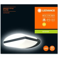 Luminaires Ledvance Applique murale d'extérieur LEDVANCE ENDURA Noir, 1 lumière