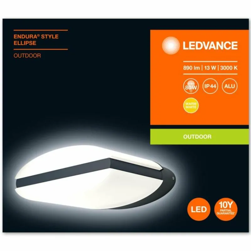Luminaires Ledvance Applique murale d'extérieur LEDVANCE ENDURA Noir, 1 lumière