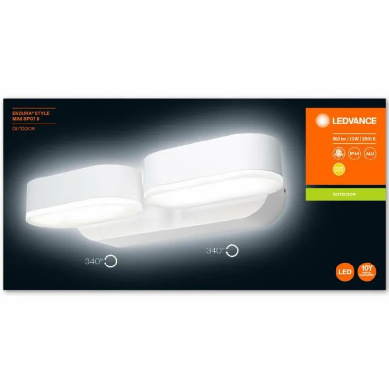 Luminaires Ledvance Applique murale d'extérieur LEDVANCE ENDURA Noir, 1 lumière