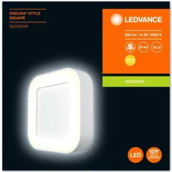 Luminaires Ledvance Applique murale d'extérieur LEDVANCE ENDURA Blanc, 1 lumière