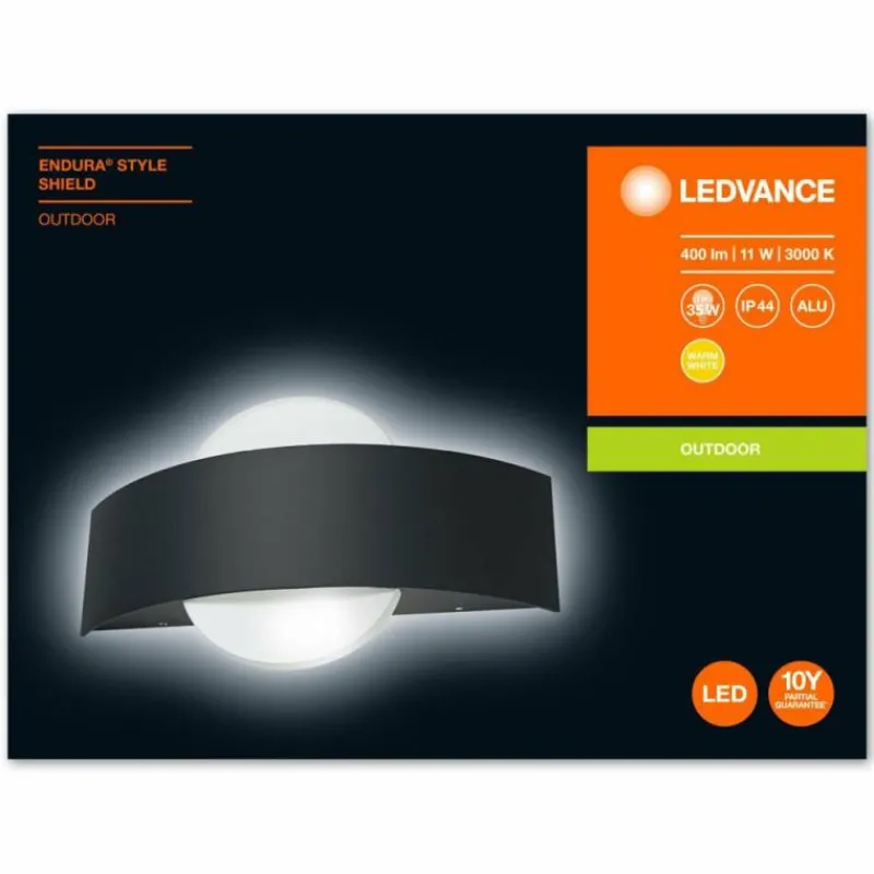 Luminaires Ledvance Applique murale d'extérieur LEDVANCE ENDURA Noir, 1 lumière