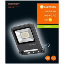Luminaires Ledvance Applique murale d'extérieur LEDVANCE POLYBAR Noir, 1 lumière