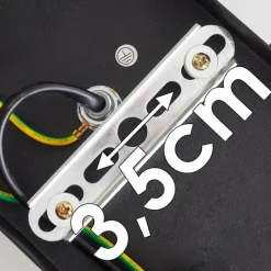 Lampes Vintages & Rétros-hofstein Applique murale d'extérieur Hojer Noir, 1 lumière