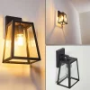 Lampes Vintages & Rétros-hofstein Applique murale d'extérieur Horuphav Noir, 1 lumière
