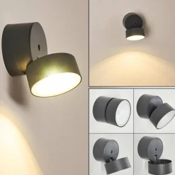hofstein Applique murale d'extérieur Schelde LED Anthracite, 1 lumière