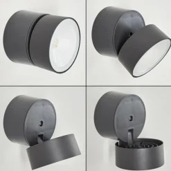 hofstein Applique murale d'extérieur Schelde LED Anthracite, 1 lumière