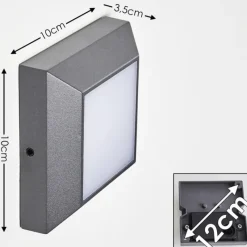 hofstein Applique murale d'extérieur Alkmaar LED Anthracite, 1 lumière