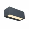 Luminaires Lutec Applique murale d'extérieur Lutec GEMINI LED Anthracite, 2 lumières