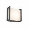 Luminaires Lutec Applique murale d'extérieur Lutec QUBO Anthracite, 1 lumière