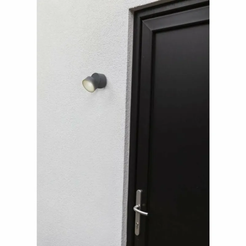 Luminaires Lutec Applique murale d'extérieur Lutec TRUMPET LED Anthracite, 1 lumière