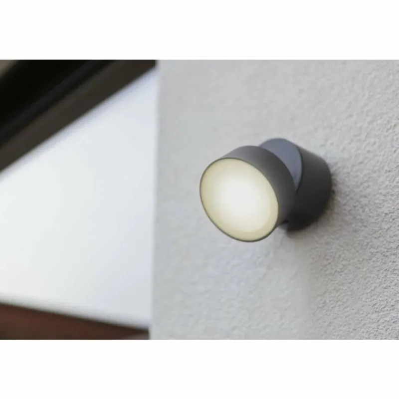 Luminaires Lutec Applique murale d'extérieur Lutec TRUMPET LED Anthracite, 1 lumière