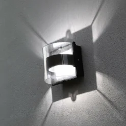 Luminaires Lutec Applique murale d'extérieur Lutec DELTA Anthracite, 1 lumière