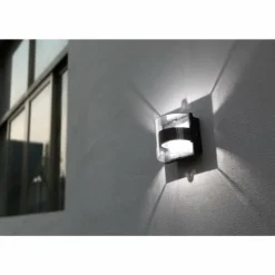 Luminaires Lutec Applique murale d'extérieur Lutec DELTA Anthracite, 1 lumière