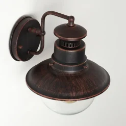 hofstein Applique murale d'extérieur Olsfors Rouille, Noir, 1 lumière