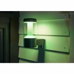 Luminaires Ledvance Applique murale d'extérieur LEDVANCE SMART+ Gris, 1 lumière, Changeur de couleurs