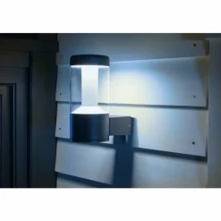 Luminaires Ledvance Applique murale d'extérieur LEDVANCE SMART+ Gris, 1 lumière, Changeur de couleurs