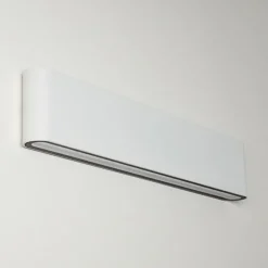 hofstein Applique murale d'extérieur Tinglev LED Blanc, 2 lumières