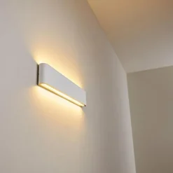 hofstein Applique murale d'extérieur Tinglev LED Blanc, 2 lumières