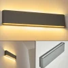 hofstein Applique murale d'extérieur Tinglev LED Gris, 2 lumières
