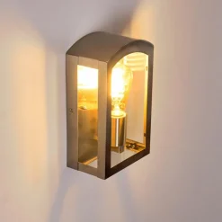 hofstein Applique murale d'extérieur Chipola Acier inoxydable, 1 lumière