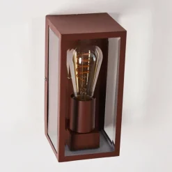 Lampes Vintages & Rétros-hofstein Applique murale d'extérieur Hakkas Brun, 1 lumière