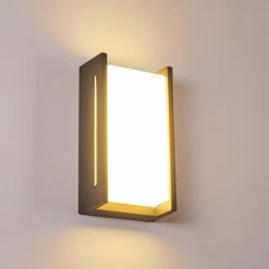 hofstein Applique murale d'extérieur Torhamn LED Anthracite, 1 lumière