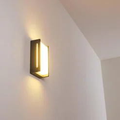 hofstein Applique murale d'extérieur Torhamn LED Anthracite, 1 lumière