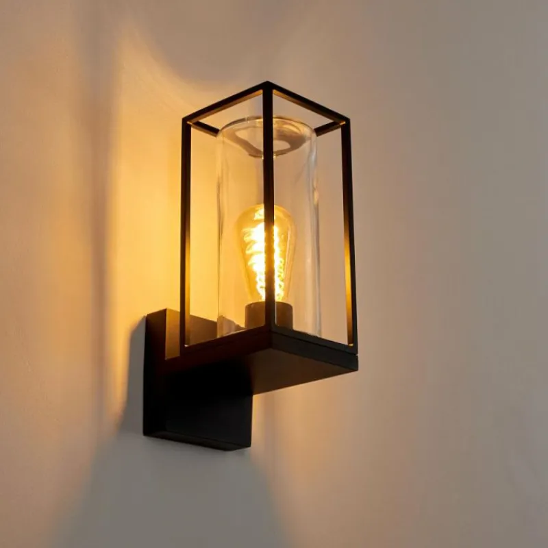 hofstein Applique murale d'extérieur Palanga Noir, 1 lumière