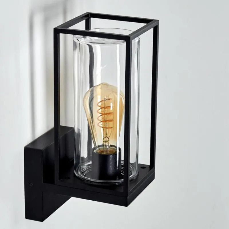 hofstein Applique murale d'extérieur Palanga Noir, 1 lumière