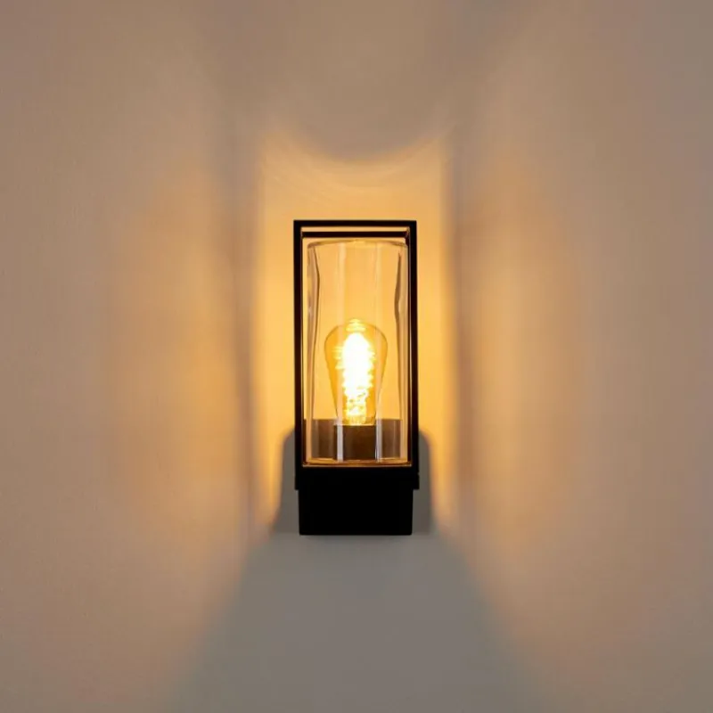 hofstein Applique murale d'extérieur Palanga Noir, 1 lumière