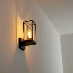 hofstein Applique murale d'extérieur Palanga Noir, 1 lumière