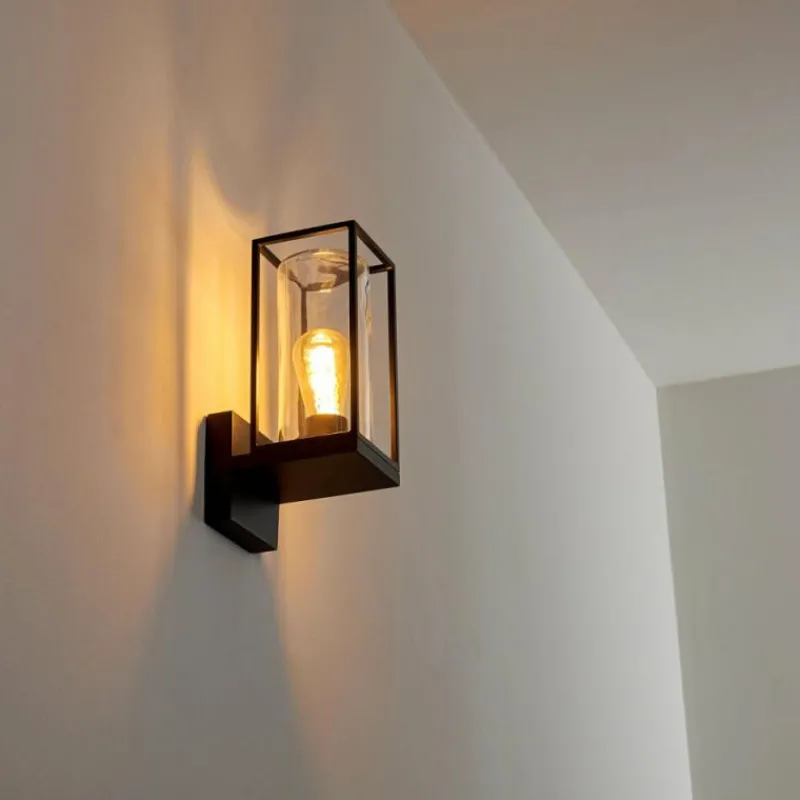 hofstein Applique murale d'extérieur Palanga Noir, 1 lumière