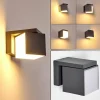 hofstein Applique murale d'extérieur Swanek LED Anthracite, 1 lumière