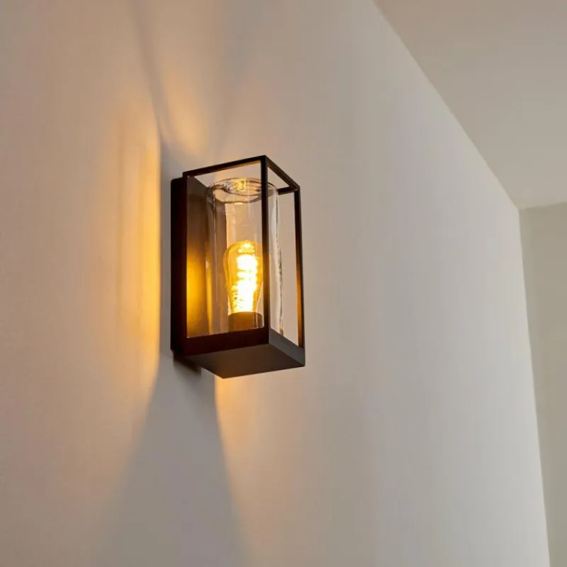 hofstein Applique murale d'extérieur Palanga Noir, 1 lumière