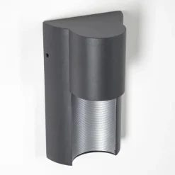 hofstein Applique murale d'extérieur Bormio Gris, Argenté, 1 lumière