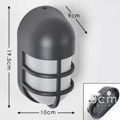 hofstein Applique murale d'extérieur Kyrenia LED Anthracite, 1 lumière