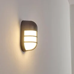 hofstein Applique murale d'extérieur Kyrenia LED Anthracite, 1 lumière