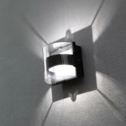 Luminaires Lutec Applique murale d'extérieur Lutec DELTA LED Anthracite, 1 lumière