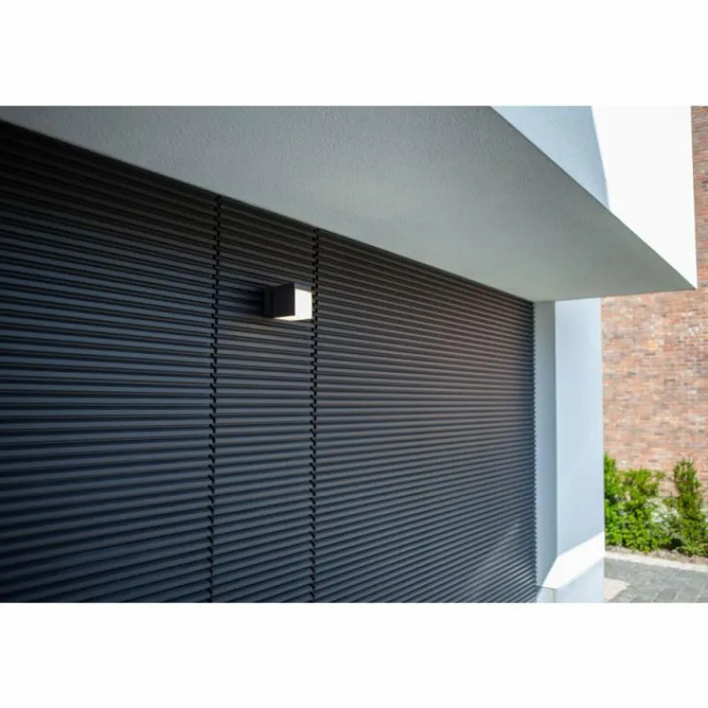 Luminaires Lutec Applique murale d'extérieur Lutec Cuba LED Anthracite, 1 lumière