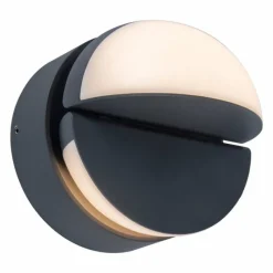 Luminaires Lutec Applique murale d'extérieur Lutec Eklips LED Anthracite, 2 lumières