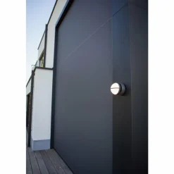 Luminaires Lutec Applique murale d'extérieur Lutec Eklips LED Anthracite, 2 lumières