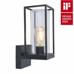 Luminaires Lutec Applique murale d'extérieur Lutec Flair Anthracite, 1 lumière
