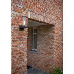 Luminaires Lutec Applique murale d'extérieur Lutec Flair Noir, 1 lumière, Détecteur de mouvement