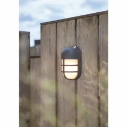 Luminaires Lutec Applique murale d'extérieur Lutec Bullo LED Brun, Rouille, 1 lumière