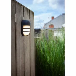 Luminaires Lutec Applique murale d'extérieur Lutec Bullo LED Brun, Rouille, 1 lumière