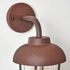 Lampes Vintages & Rétros-hofstein Applique murale d'extérieur Poznan Rouille, 1 lumière