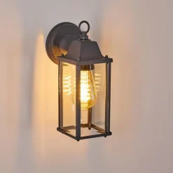 Luminaires Rustiques-hofstein Applique murale d'extérieur Hialeah Anthracite, 1 lumière